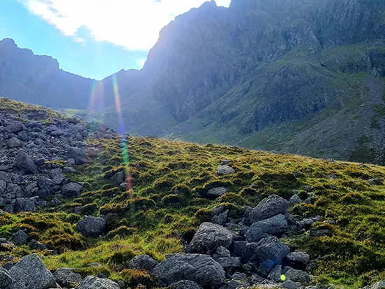 Scafell Pike via Brown Tongue from NT Lake Head Car Park Wasdale - Climb Scafell Pike